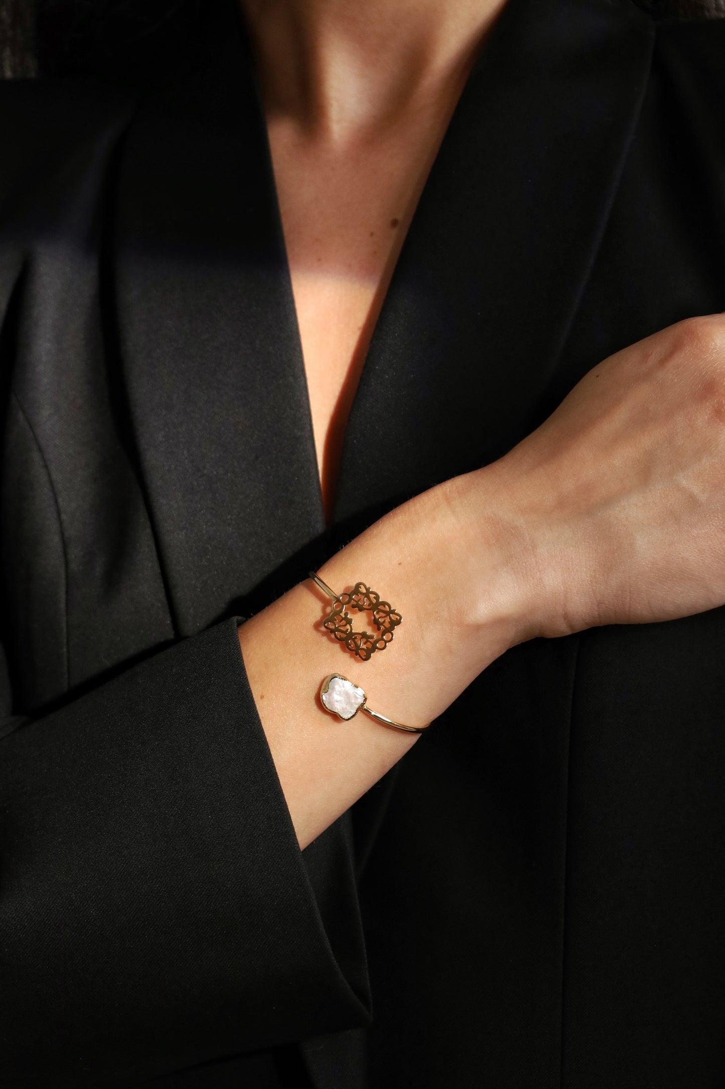 Monogram Pearl Bangle
