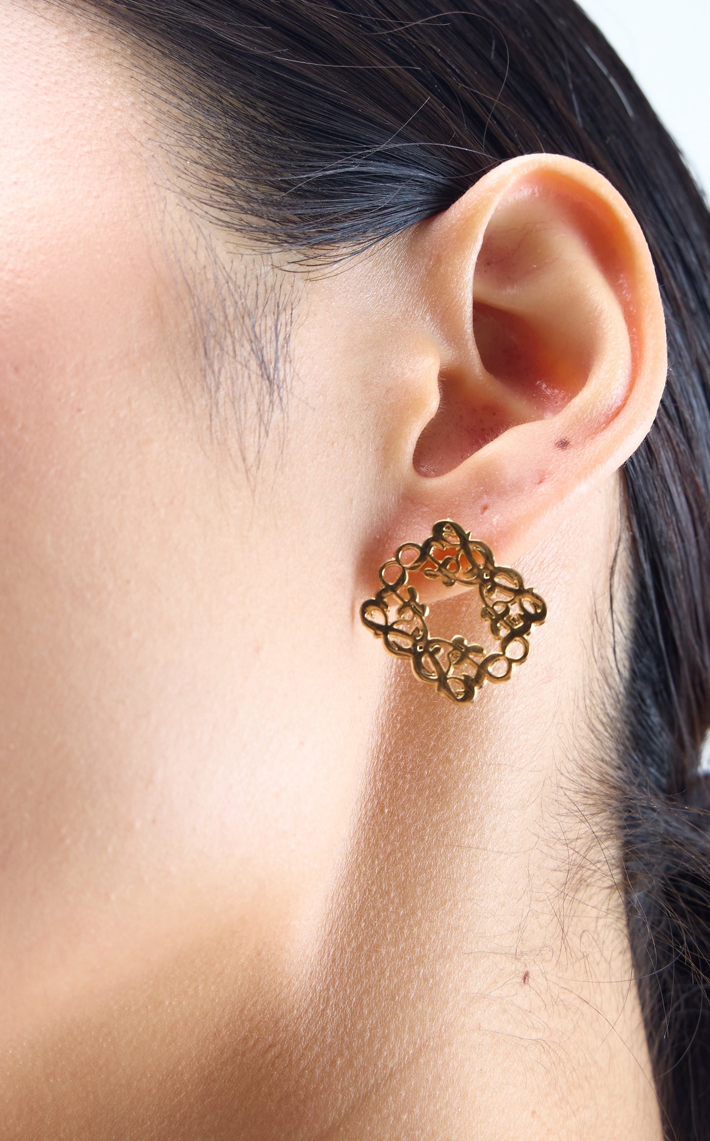 Signature Monogram Earrings