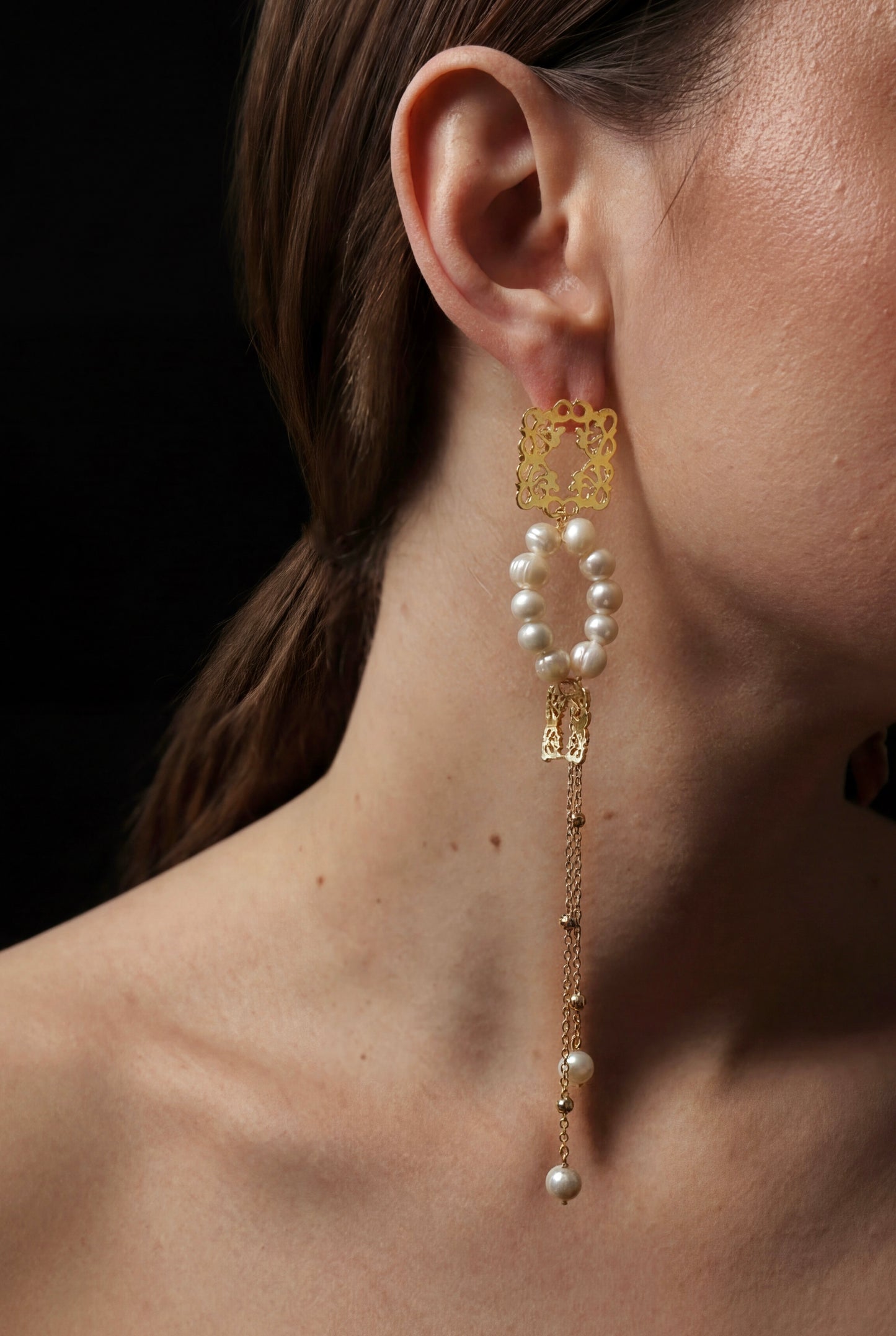 Pearls Garden Earrings