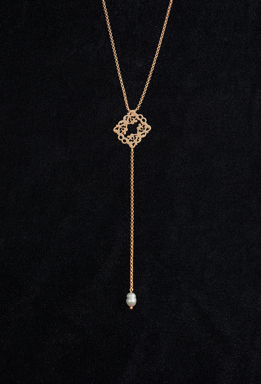 Signature Monogram Pearl Necklace