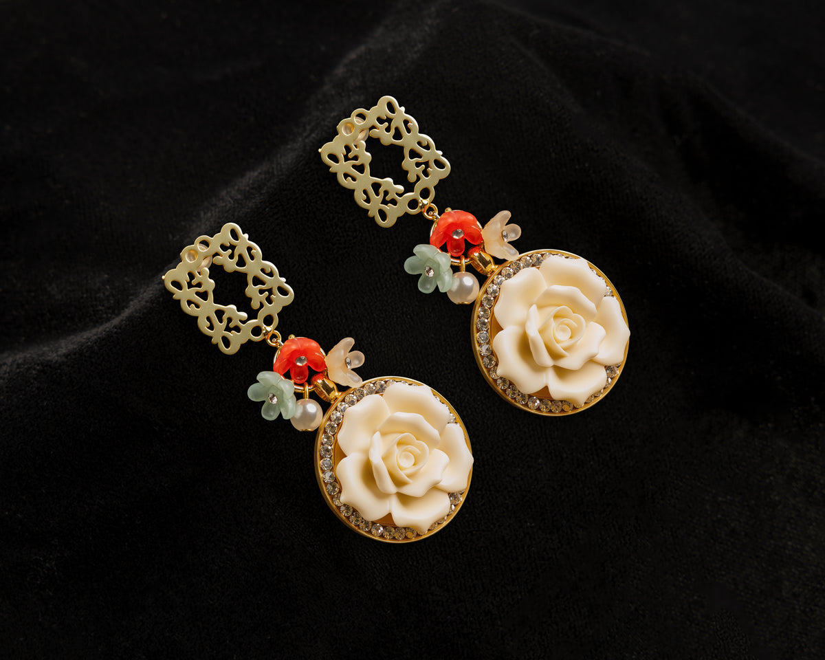 Vintage Flower Earrings