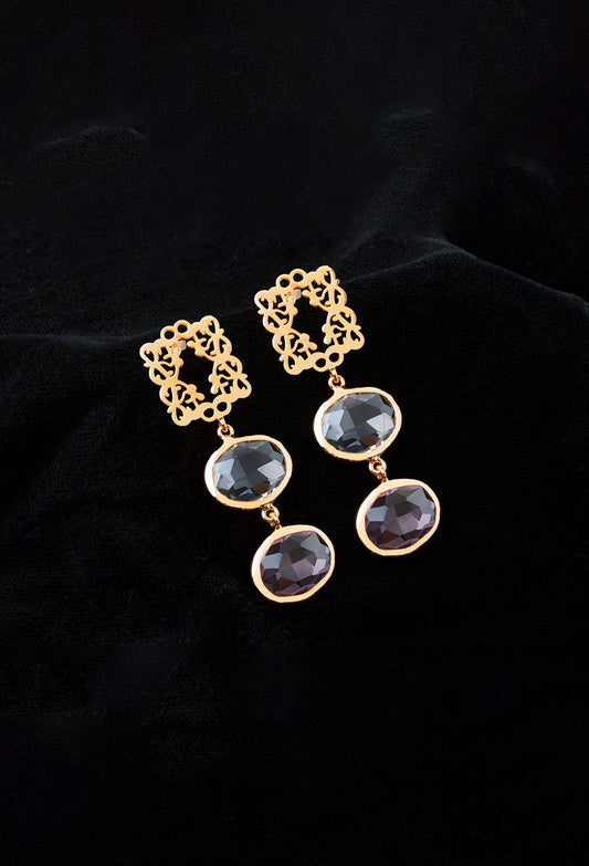 Blush Aura Duo Earrings