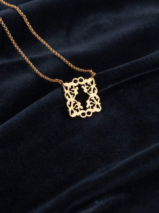 Signature Monogram Necklace