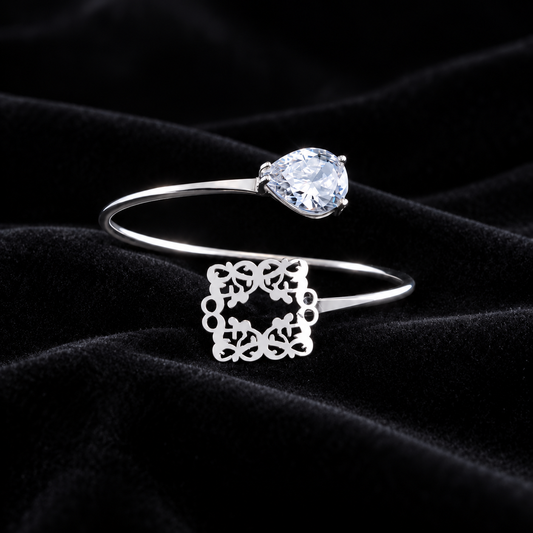 Monogram Crystal Bangle